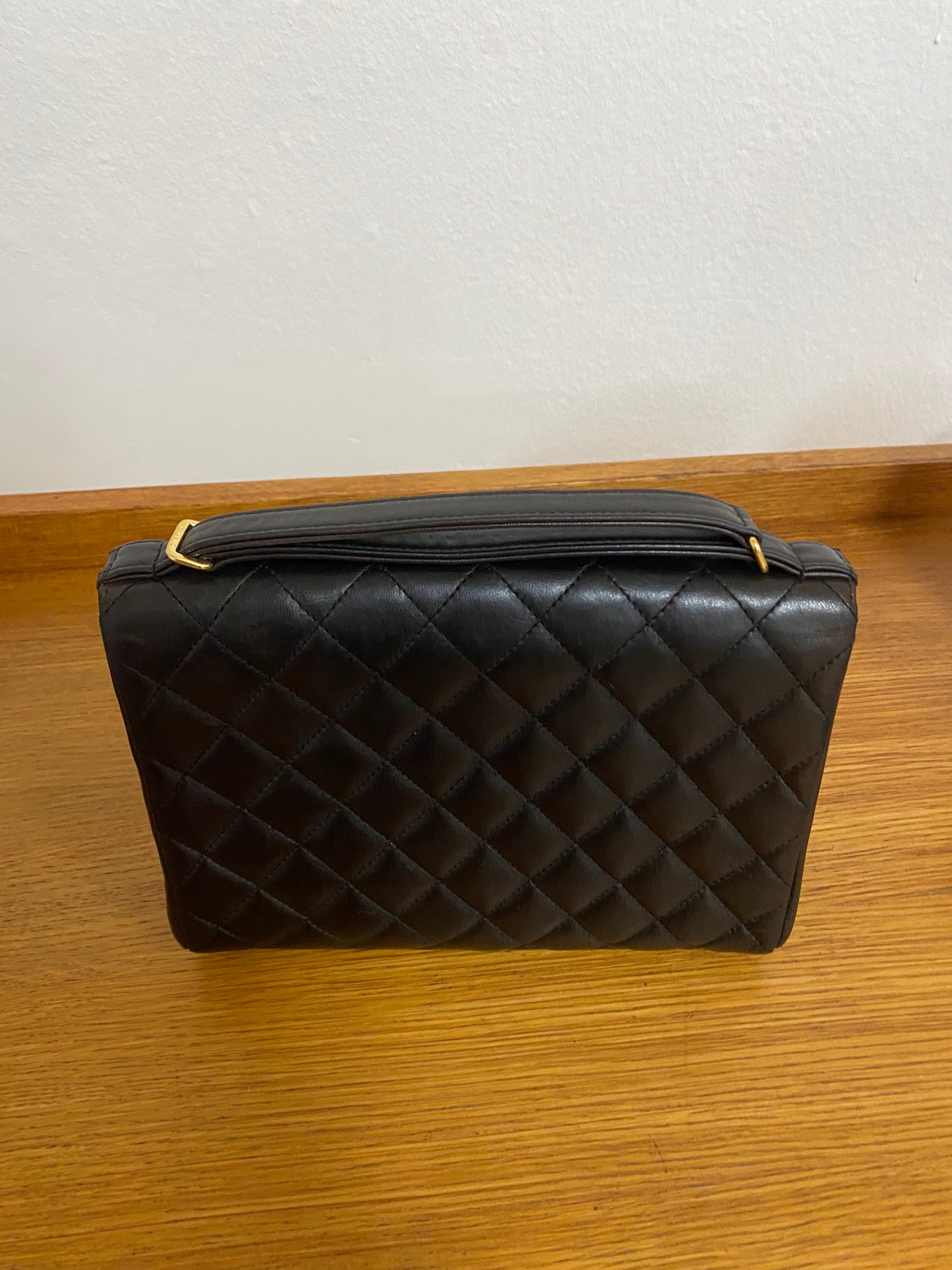 CHANEL TOP HANDLE FLAP TWIST LOCK POCHETTE