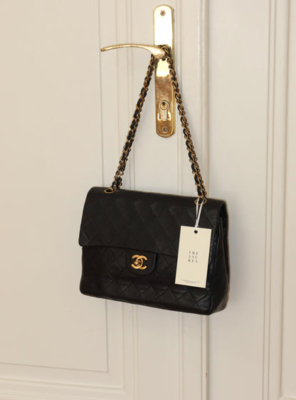 CHANEL DOUBLE FLAP BAG MEDIUM TALL 24K GOLD