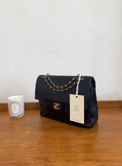 CHANEL DOUBLE FLAP BAG MEDIUM TALL 24K GOLD