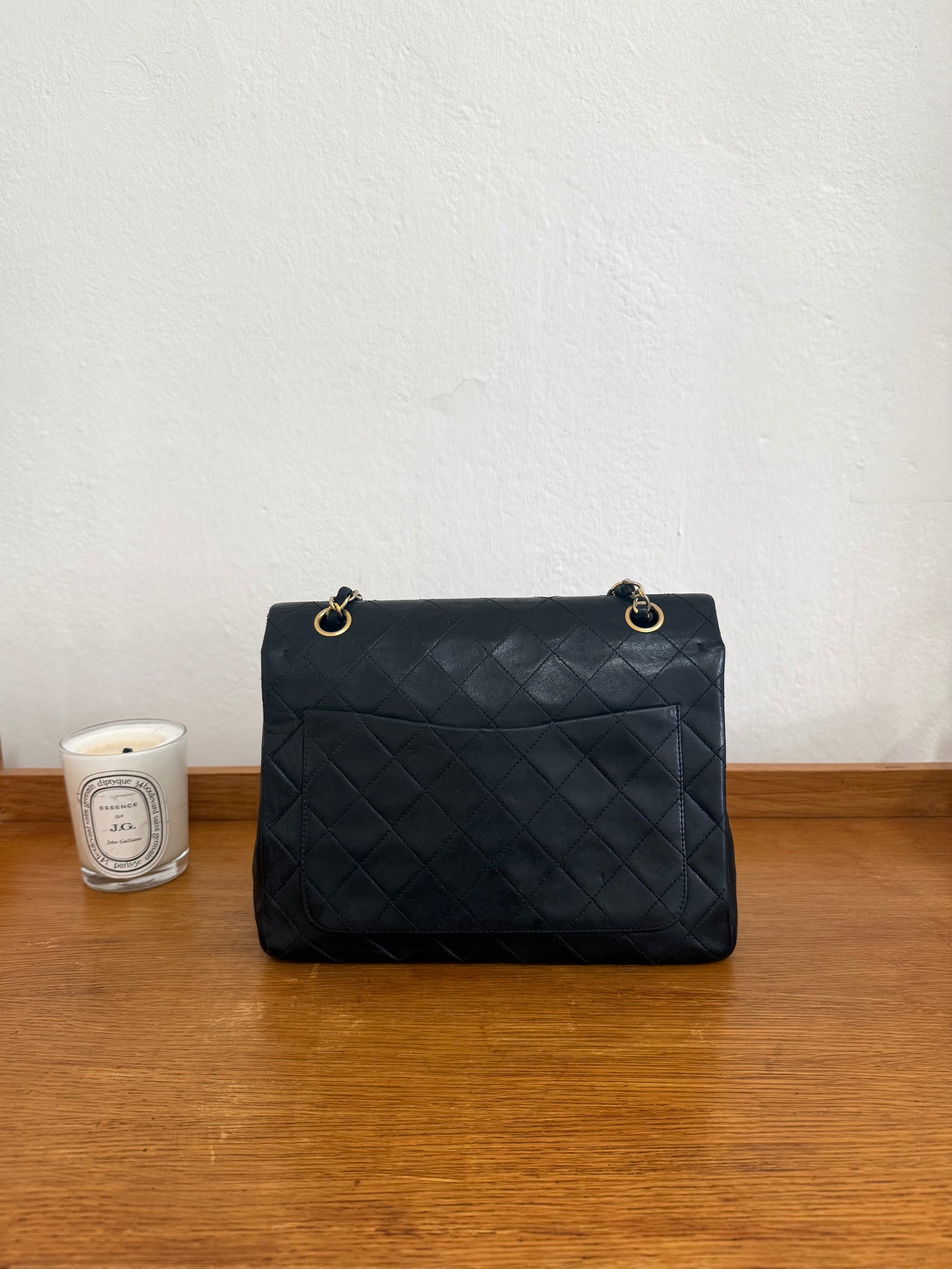CHANEL DOUBLE FLAP BAG MEDIUM TALL 24K GOLD