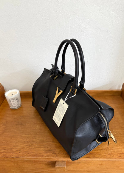 YSL CLASSIC Y CABAS TOTE MEDIUM BLACK