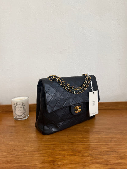 CHANEL DOUBLE FLAP BAG MEDIUM TALL 24K GOLD