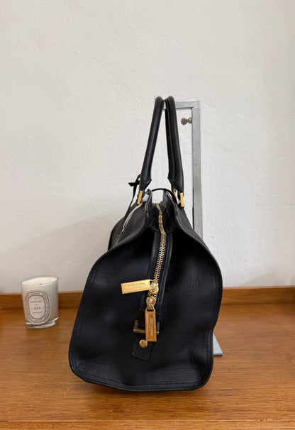 YSL CLASSIC Y CABAS TOTE MEDIUM BLACK