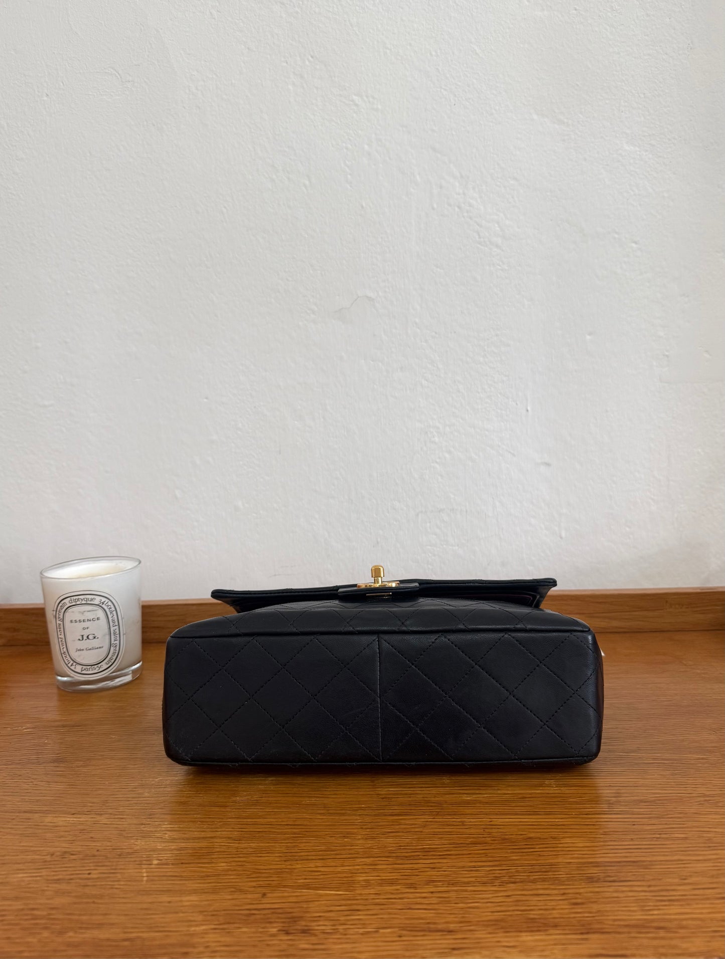 CHANEL DOUBLE FLAP BAG MEDIUM TALL 24K GOLD
