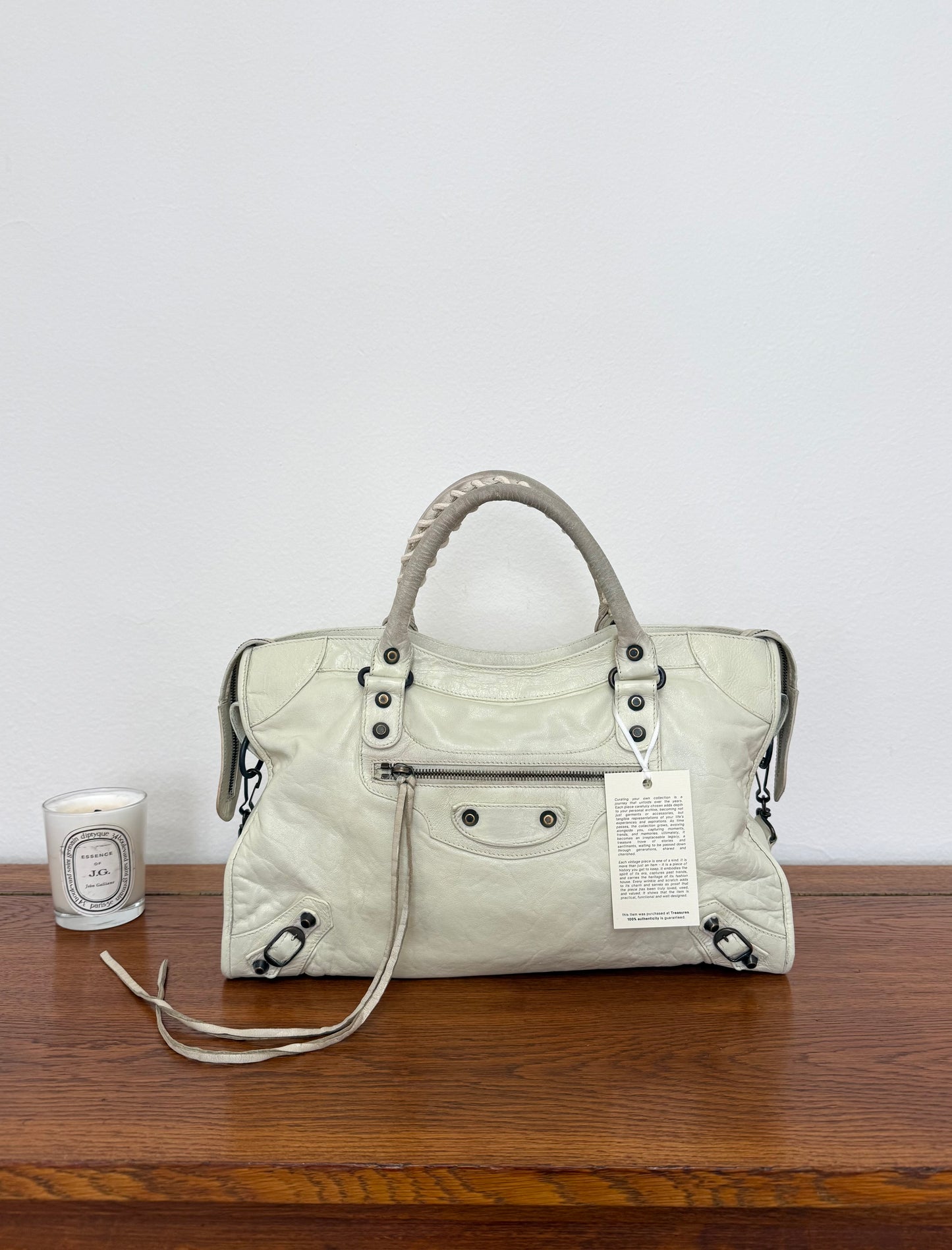 BALENCIAGA CITY BAG VANILLA