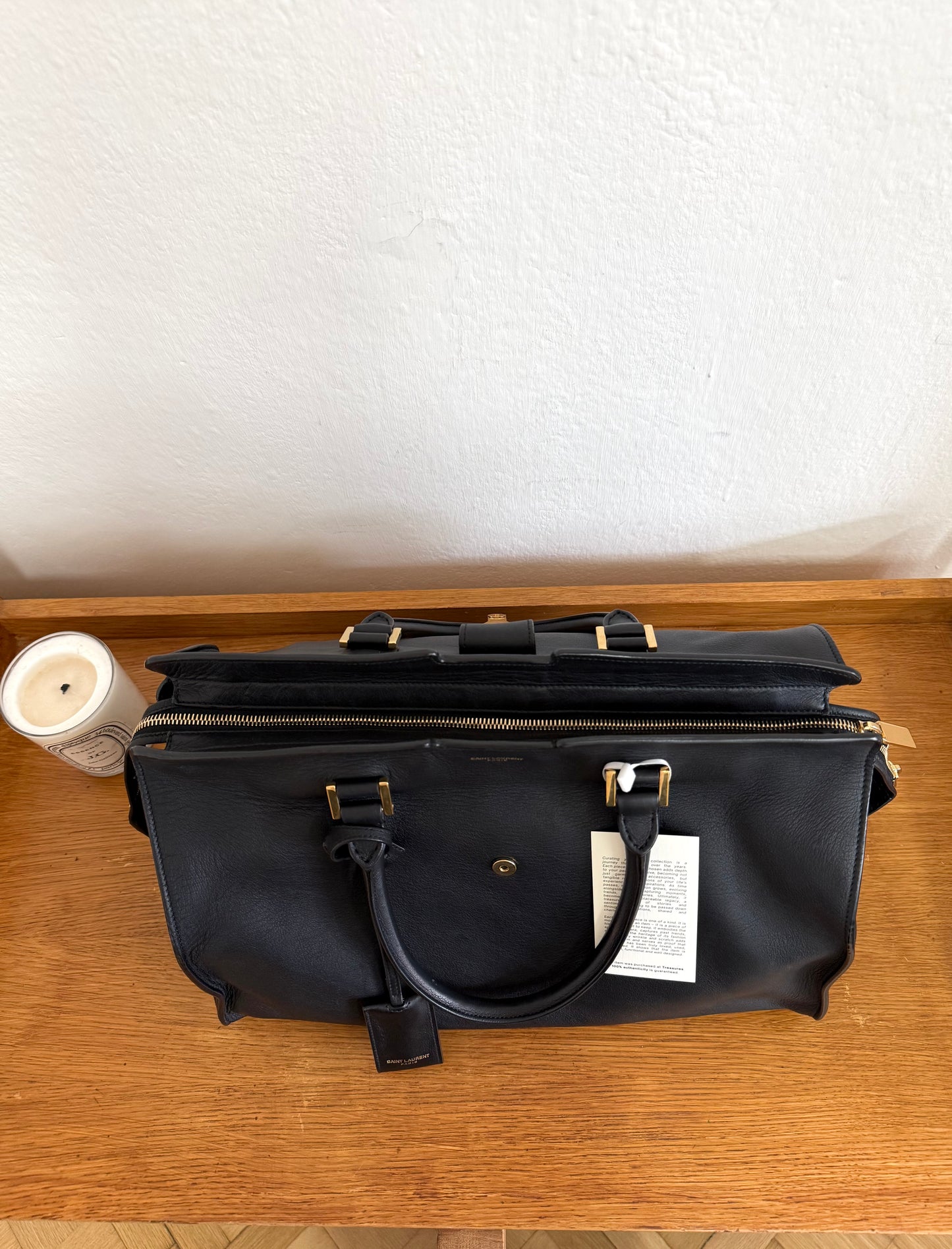 YSL CLASSIC Y CABAS TOTE MEDIUM BLACK