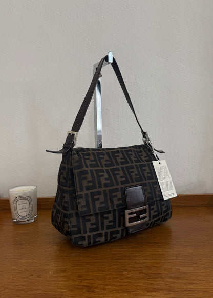 FENDI ZUCCA MAMMA BAGUETTE BAG
