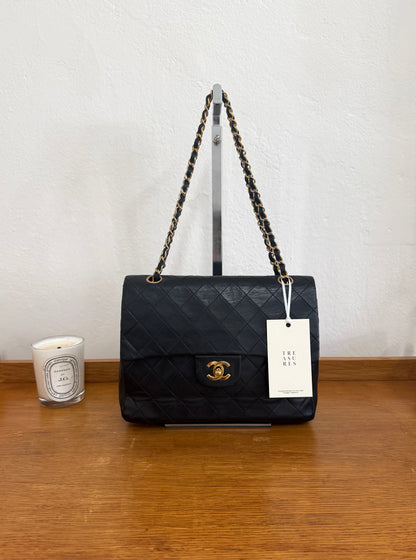 CHANEL DOUBLE FLAP BAG MEDIUM TALL 24K GOLD