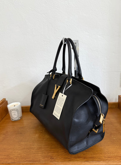 YSL CLASSIC Y CABAS TOTE MEDIUM BLACK
