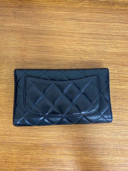 CHANEL CLASSIC WALLET BLACK SERIES 10