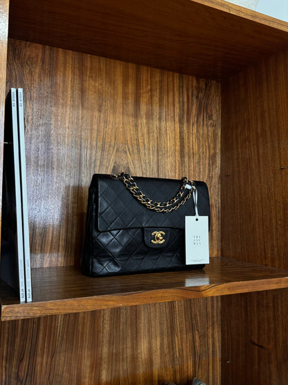 CHANEL DOUBLE FLAP BAG MEDIUM TALL 24K GOLD