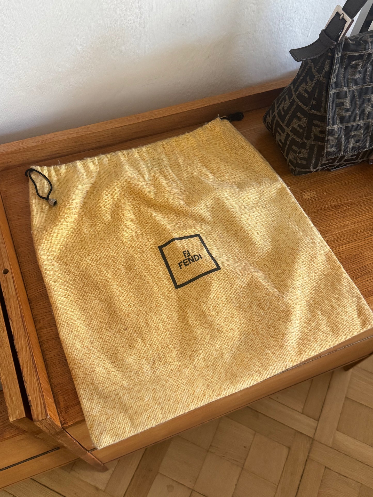 FENDI ZUCCA MAMMA BAGUETTE BAG