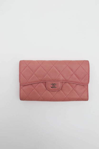 CHANEL 2006-2008 CLASSIC WALLET PINK